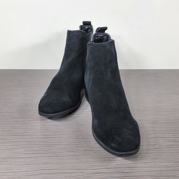 Steve Madden Dover Chelsea Boot, Black Suede, Womens Size 7 M - Picture 4 of 11